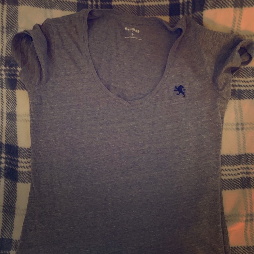 Gray Express tee